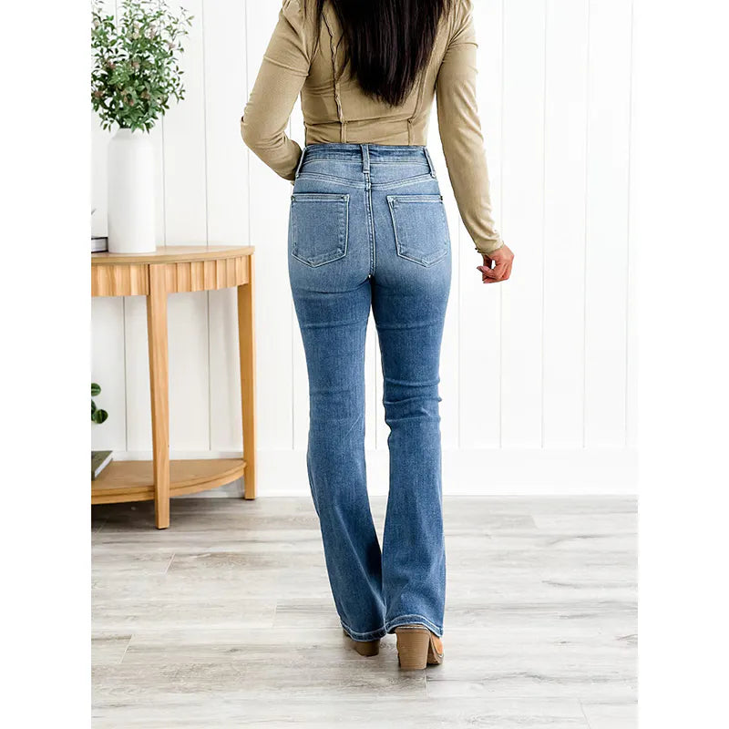🎁LAST DAY 50%OFF🔥Holy Grail Tummy Control Bootcut Jeans
